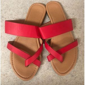 Red Sandals